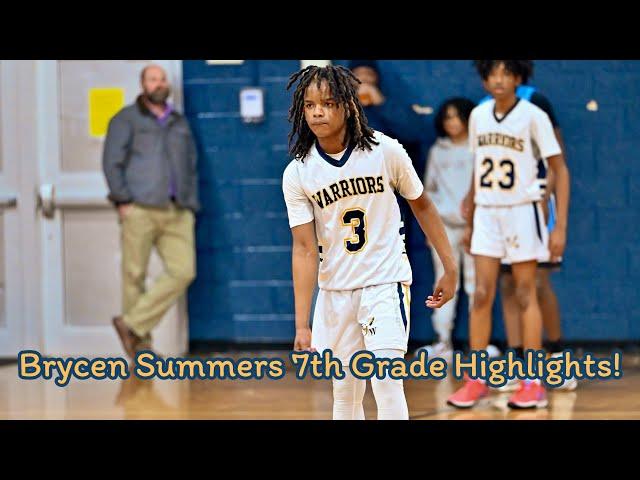 WJG SPORTS SEASON HIGHLIGHTS: Brycen Summers 7th grade season at Eastern Wayne Middle!