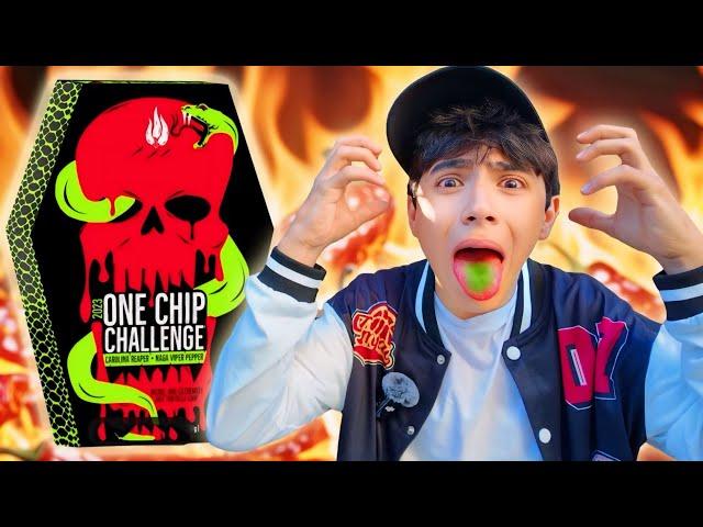 تحدي شيبس حاصد الارواح او شبس التابوت  (ONE CHIP CHALLENGE)