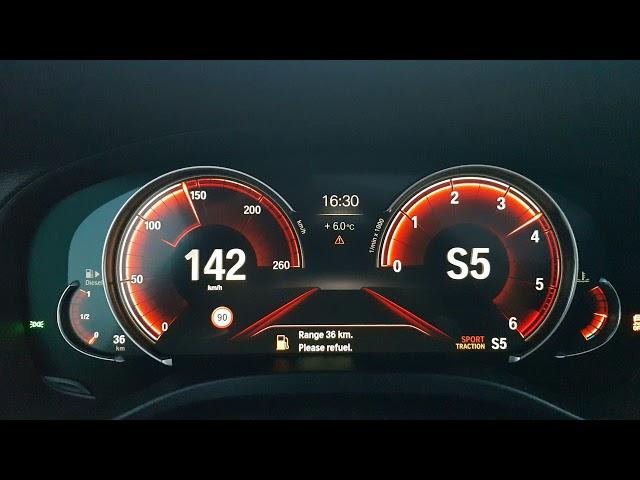 BMW X4 30D 2018 acceleration 0-200