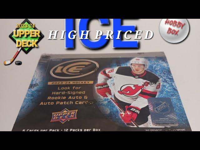 CRACKING THE ICE AGAIN 2023-24 UPPER DECK ICE HOBBY HOCKEY BOX BREAK WITH EXQUISITE RC AUTO HIT!