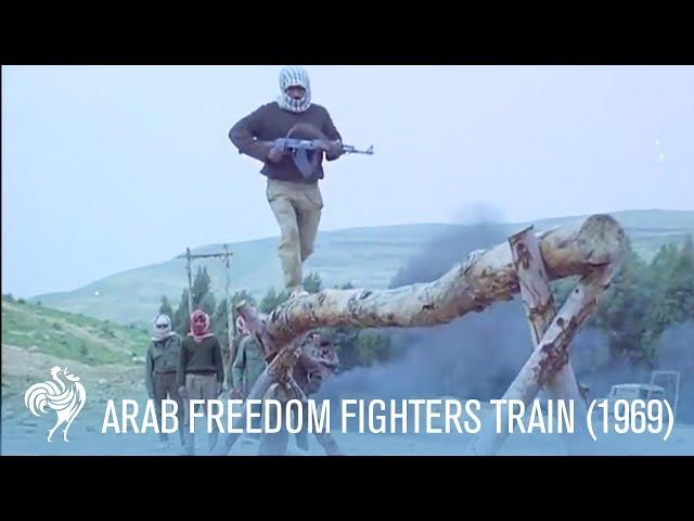 Arab Freedom Fighters Train with Live Fire (1969) | War Archives