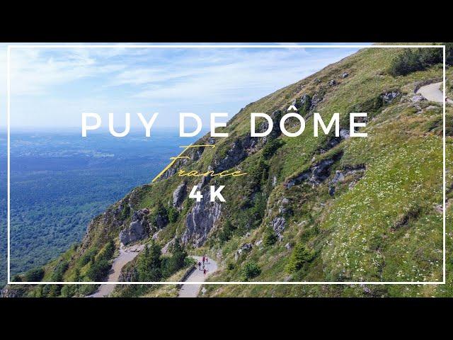 Puy de Dôme | Clermont-Ferrand, France 4K DRONE Video