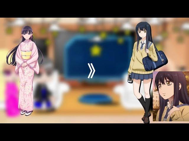 my happy marriage react to miyo as miko yotsuya|mieruko-chan|[/]|gacha club