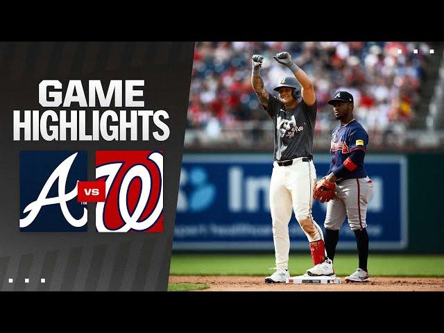 Braves vs. Nationals Game Highlights (6/8/24) | MLB Highlights