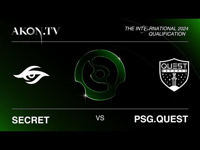 ДОТА 2 [RU] Paris Saint-Germain Quest vs Team Secret [bo3] TI 2024, Closed Qualifier, TI 2024