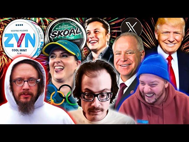 Sam Hyde, Nick & Charls on Raygun's Breakdancing, Trump & Elon's Twitter Talk, Tim Walz & Zyn!