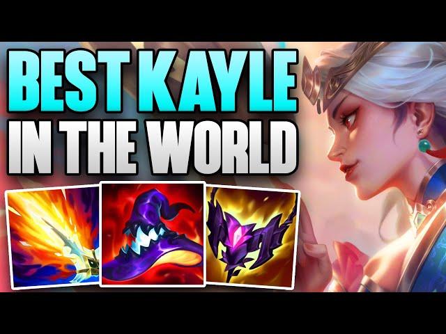 RANK 1 KAYLE IN THE WORLD FULL TOP GAMEPLAY! | CHALLENGER KAYLE TOP | Patch 14.10 S14