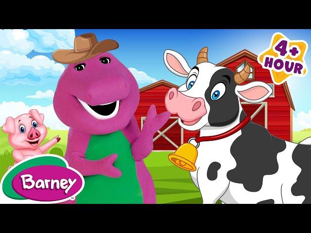 Old MacDonald's Farm | Animals for Kids | Full Episode | Barney the Dinosaur