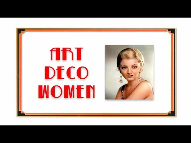 Exploring the Timeless Beauty of Art Deco Women 4k