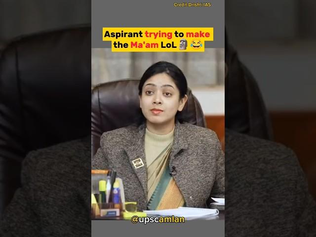 Confusing question to aspirants |UPSC Interview..#shorts