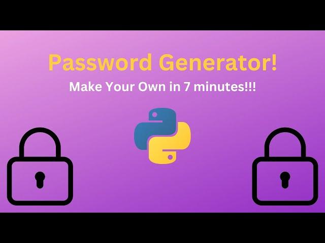 Password Generator program in Python | NPStation