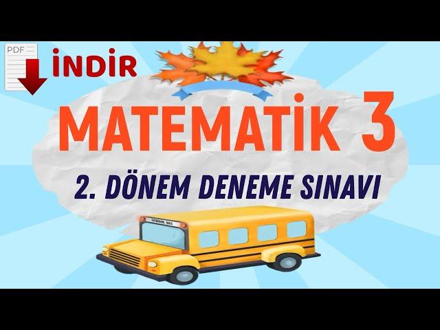 3. SINIF MATEMATİK DENEME SINAVI TESTİ