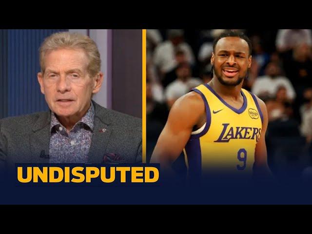 UNDISPUTED | "The monster is back!" - Skip and Keyshawn debate Bronny’s knee issue and his future.