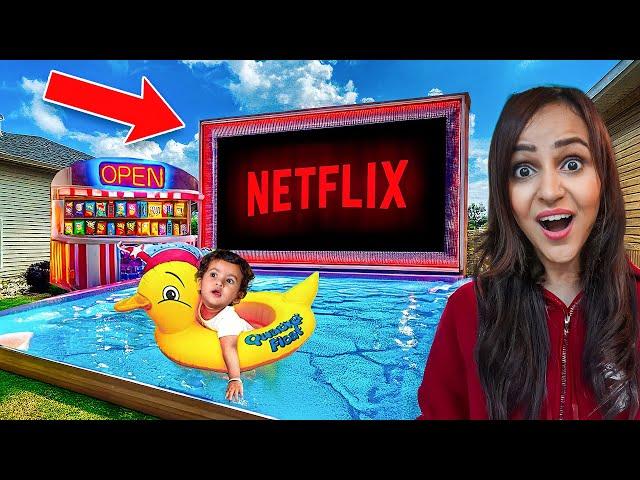 I built a SECRET Movie Theatre in my ROOM  * OMG *