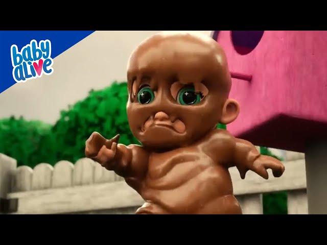 The Muddy Monster  Baby Alive Family Kids Cartoons