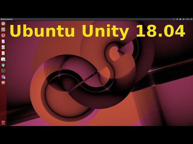 Ubuntu 18 04 Unity