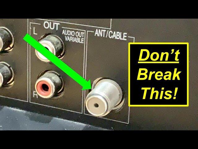 Save Wear and Tear on RF Connectors with this Trick