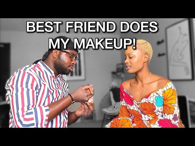 BEST FRIEND DOES MY MAKEUP FUNNY| QUARANTINED | SHADES OF SOSO