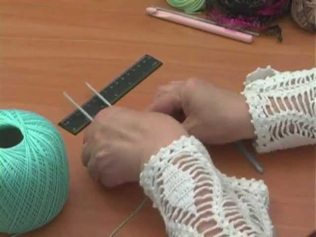 Вязание на вилке урок 1 - Hairpin Crochet lesson 1