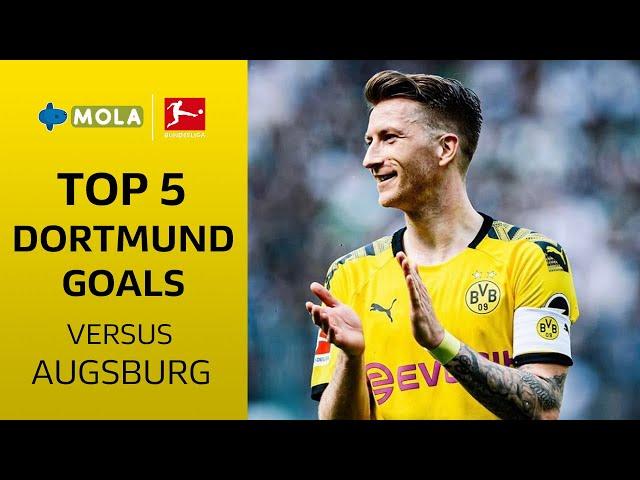 Bundesliga | Top 5 Dortmund Goals vs Augsburg