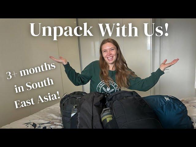 UNPACK WITH US  After 3+ Months in South East Asia | Recommendations + Regrets