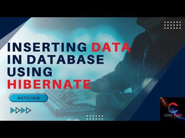 How to Insert Data into Database using Hibernate Technology.