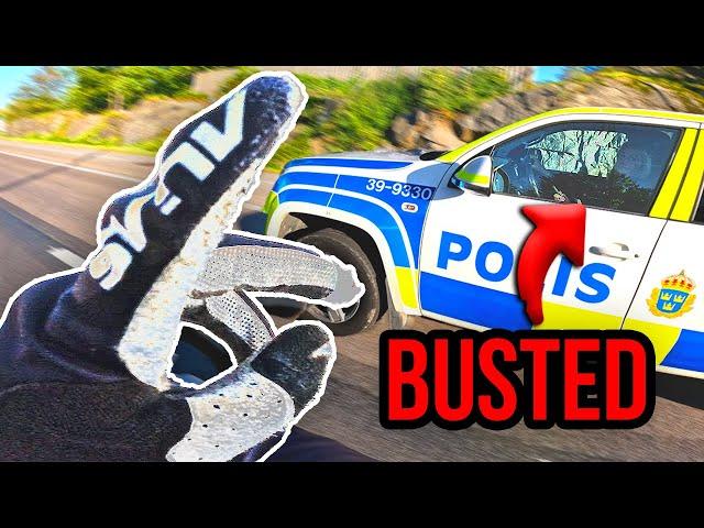 Caught her in 4K - Swedens most Dangerous Motorcycle road *SCARY*