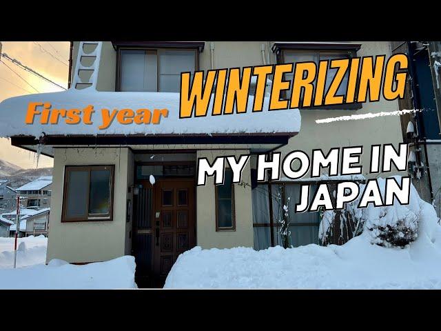 Winter preparations for my home in Japan