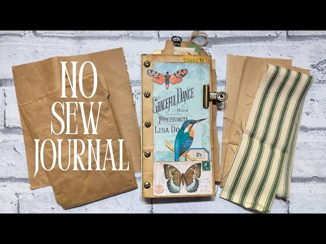 I Made a No Sew Paper Bag Journal That Looks Amazing
