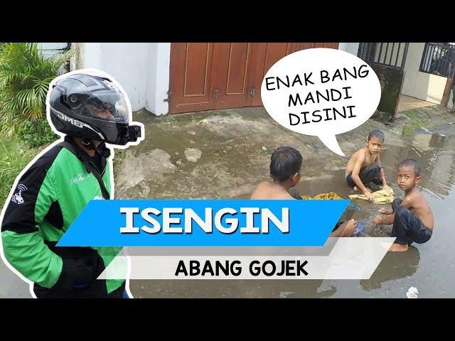 Order gojek, aku yang bawa. BAYARNYA SETENGAH ! (Prank Motovlog)