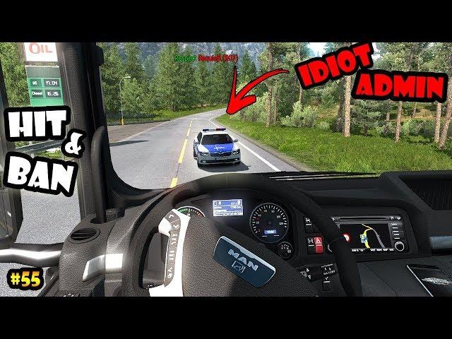  IDIOTS on the road #55 - ETS2MP | Funny moments - Euro Truck Simulator 2 Multiplayer