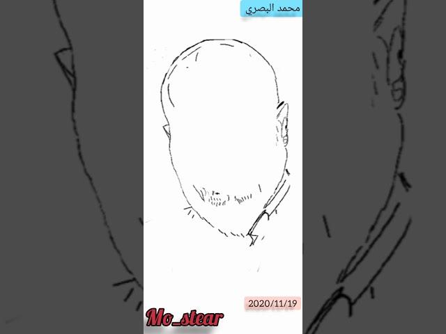 أيهاب المالكي # علي تدري من حس بصدري همي يدور..رسم محمد البصري وشعر ايهاب المالكي