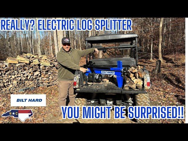 BILT HARD Log Splitter 6.5 Ton Electric Log Splitter TEST and REVIEW