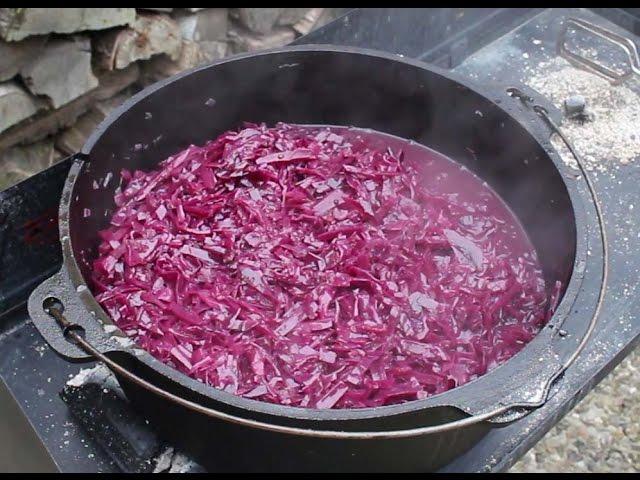 Fruchtiger Portwein Rotkohl