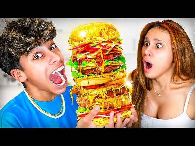 $1 Burger VS $10,000 Burger! 