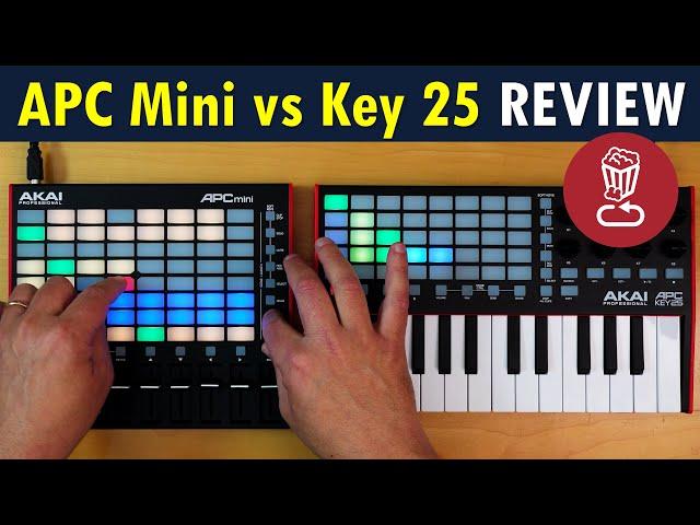 The Best Budget Controllers for Ableton Live? Akai APC Mini MK2 vs APC Key 25 MK2 // Tutorial/Review