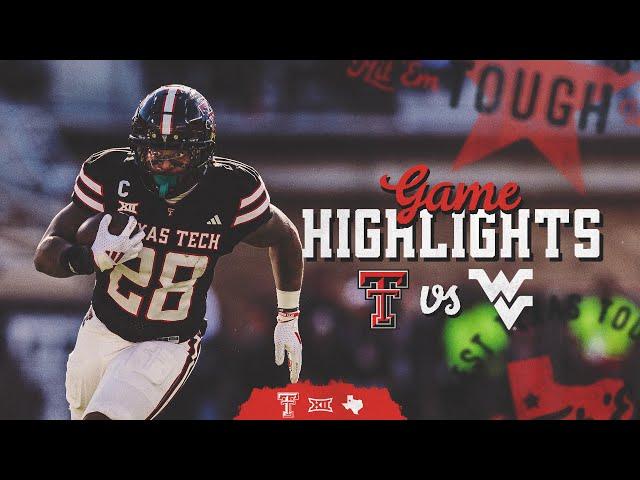 Texas Tech Football vs.West Virginia: Highlights | November 30, 2024