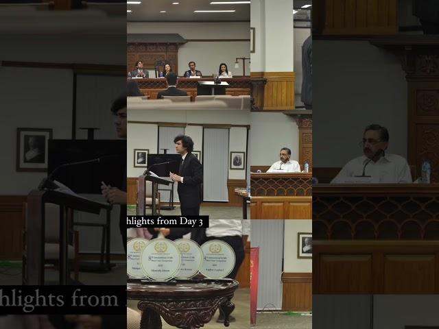 LUMS 8th international Moot Court Competition - Day 3 #lums #law #lawyers #session