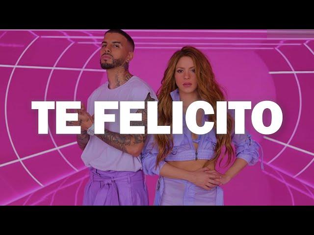 Shakira & Rauw Alejandro - Te Felicito (Video Letra/Lyrics)