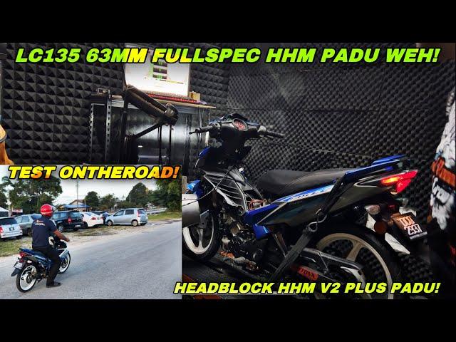 LC135 63MM HHM V2 PLUS POWER WOI! | HP KELUAR GRAF PACAK HABIS! | APA POMEN MOTO NI BUAT ADOI