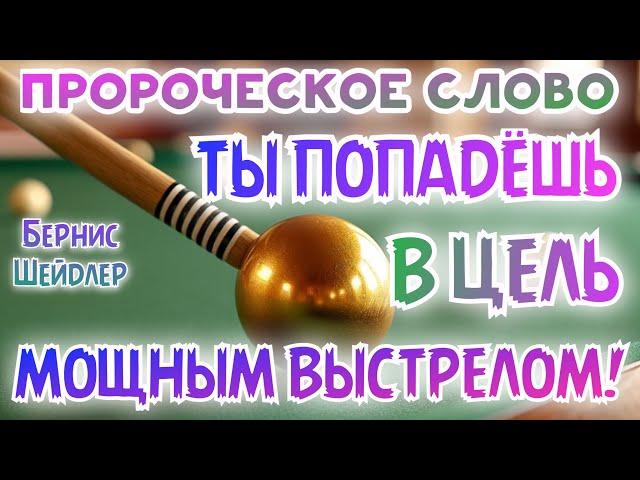 ПРОРОЧЕСКОЕ СЛОВО: ТЫ ПОПАДЁШЬ В ЦЕЛЬ МОЩНЫМ ВЫСТРЕЛОМ! Бернис Шейдлер