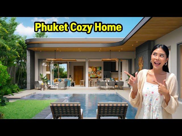 Best Holiday Home! Touring a Cozy Phuket Pool Villa near Bangtao Beach in Thailand