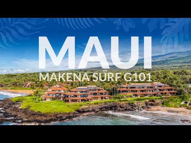 Maui Vacation Beachfront Condo Makena-Surf G101