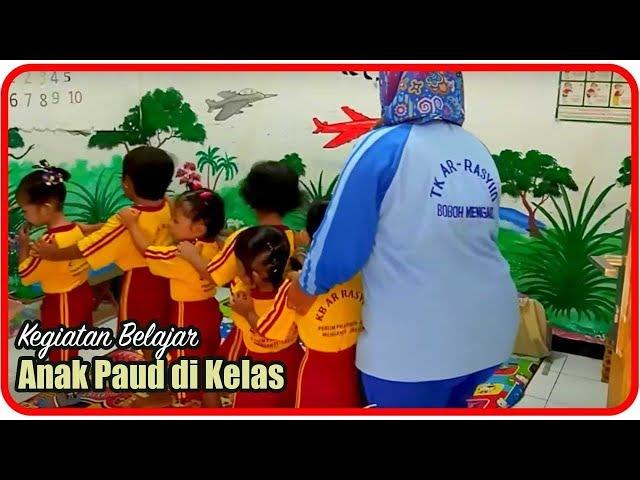 Anak Paud Belajar di Kelas PG dan TK  Daily Playgroup School Learning Indonesia - Hana Family