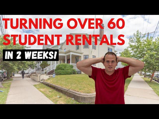 How we turned over 60 student rental properties in 2 weeks
