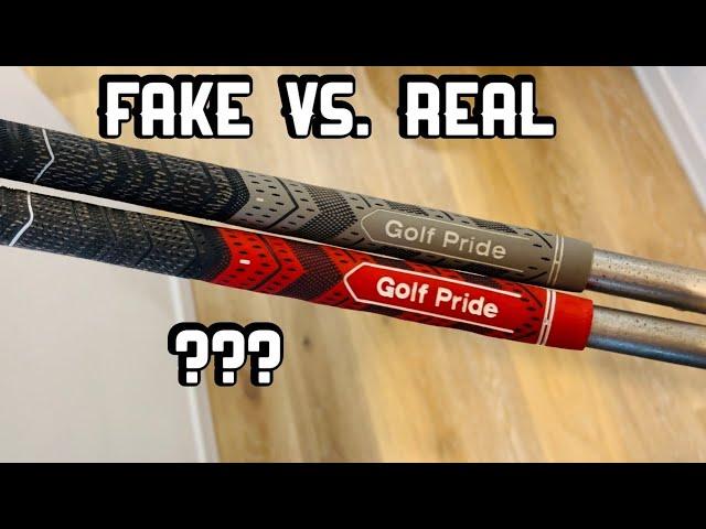 Fake Vs  Real Golf Pride Grips