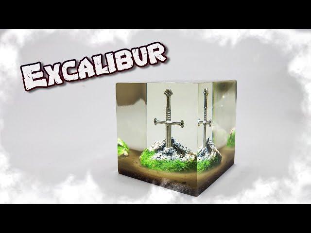 King Arthur Sword / Excalibur Epoxy Diorama