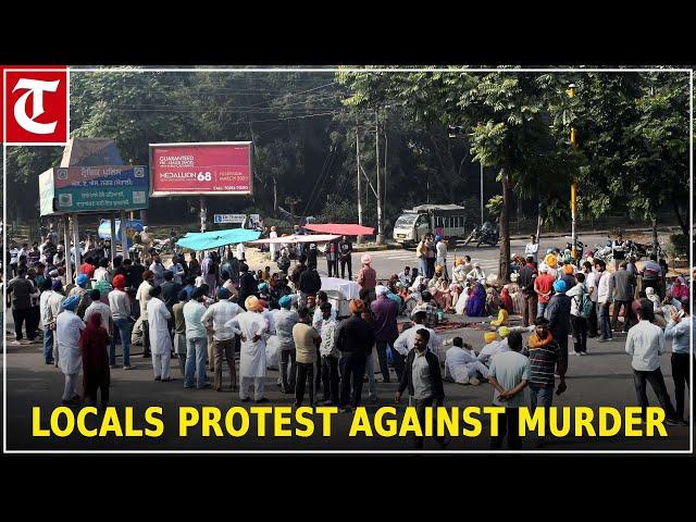 Locals protest for second day following murder of a  boy at Kumbhra in Mohali