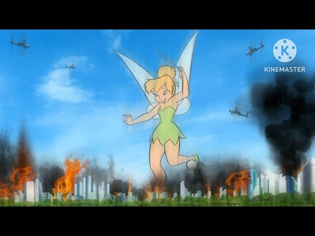 Giantess Tinkerbell Destroy the Entire City / Великанша Тинкербелл уничтожила весь город