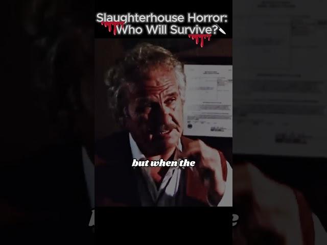 Slaughterhouse Horror: Who Will Survive? #shorts #youtube #youtubeshorts #moviesummaries #movie